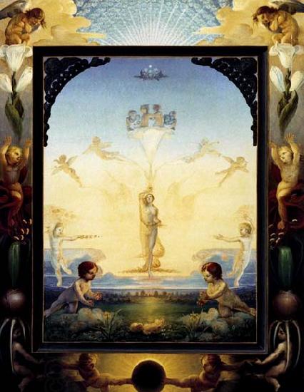 Philipp Otto Runge The Small Morning oil painting picture